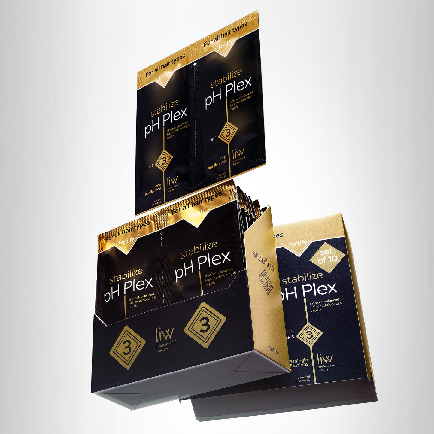 pH Plex Relaxer Value Pack, 10 double sachets step 3