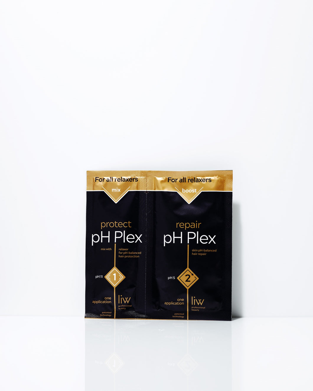 pH Plex Relaxer double sachet steps 1/2